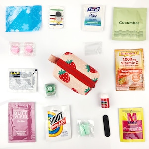 Mini Emergency Kit for Women, Personal Care Kit, Emergency Kit for Teens,  First Aid Kit 