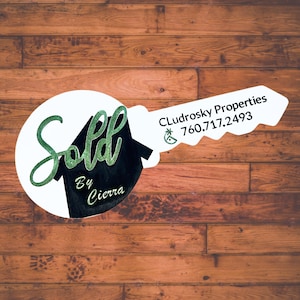 Personalized Real Estate Sold Sign