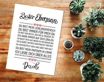 Bester Ehemann Etsy