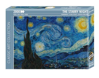 Starry Night Puzzle Van Gogh 2000 Teile, 68,8 x 96,6 cm