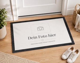 Personalized doormat with your own photo | Design a doormat for indoor and outdoor use | Personalized gift 40 x 60 cm |