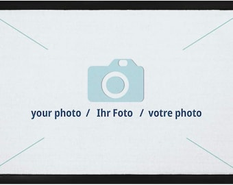 Personalisierte Fußmatte mit eigenem Foto | Fussmatte gestalten für Innenbereich und Außenbereich | Personalisiertes Geschenk 40 x 60 cm |