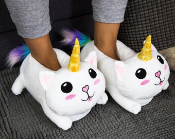 unicorn slippers size 13