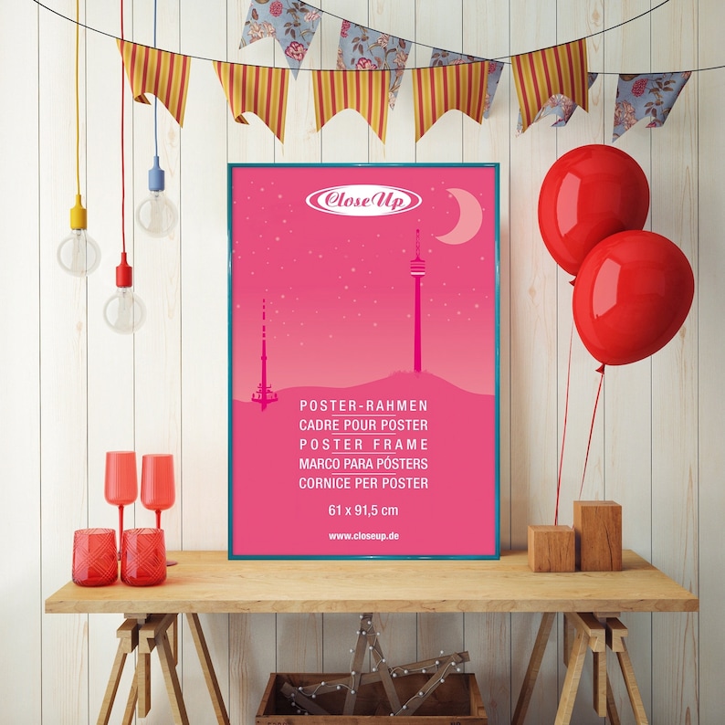 Poster Frame for Maxi Poster 61 X 91.5 Cm Turquoise Etsy Poster Frame for Maxi Poster 61 X 91.5 Cm Turquoise Etsy