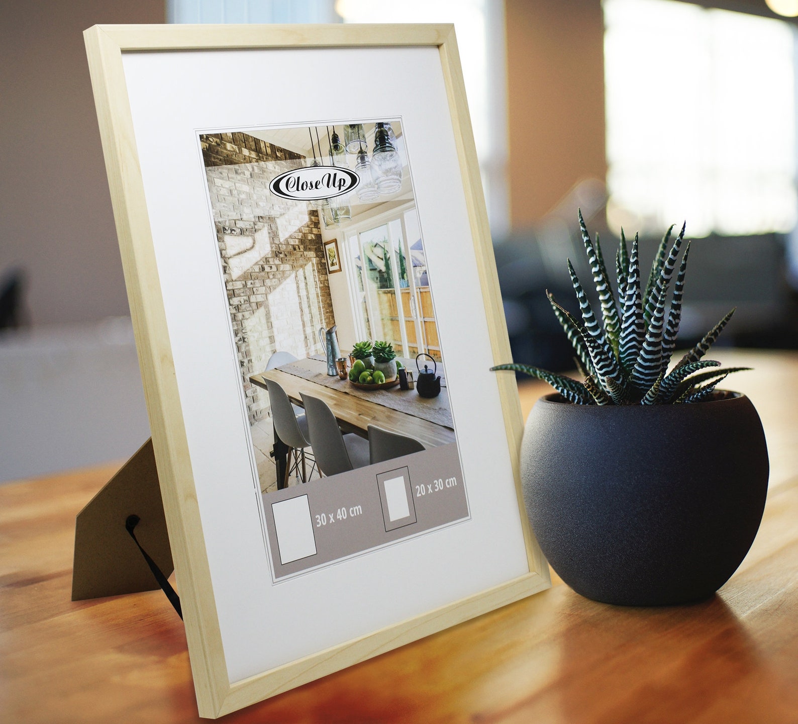Picture frame 30 x 40 cm mdf pine imitation set of 3 matt etsy uk