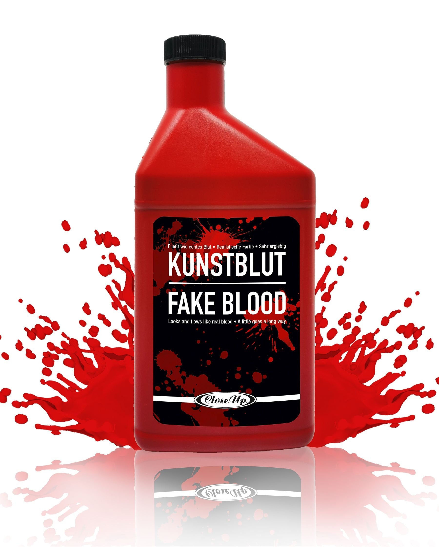 Bottle of Fake Blood 455 Ml. Theater Blood for Halloween Costumes Disguises  -  Denmark