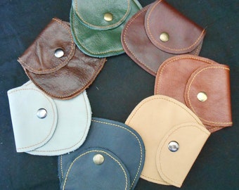 Leather Coin Purses - designed and handmade by Liz O'Halloran