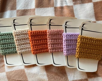 Handmade Crochet Coffee Sleeve: Reusable Travel Cup Cozy