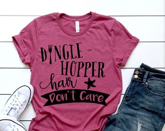 Dingle Hopper Hair Don't Care, Ariel Shirt, Women's Disney Shirt, Disney Shirts for Women, Disney Family Shirts, Little Mermaid Shirt,