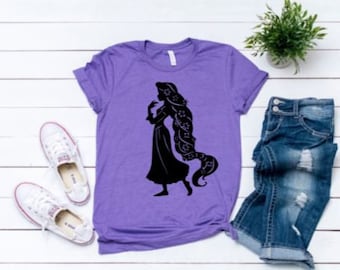 Rapunzel Tee, Women's Disney Shirt, Disney Shirts for Women, Tangled, Disney Tee, Rapunzel, Family Disney Shirts