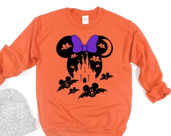 Disney Halloween Shirt, Minnie Mouse Halloween Shirt, Disney Shirt, Disney Shirts, Disney Sweatshirt, Disney Halloween Sweatshirt