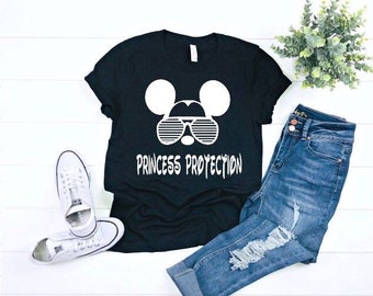 Princess Protection Shirt, Disney Shirt, Disney Trip Shirt, Magic Kingdom, Disney Vacation, Disney Fan, Disney Life, Mickey Sunglasses