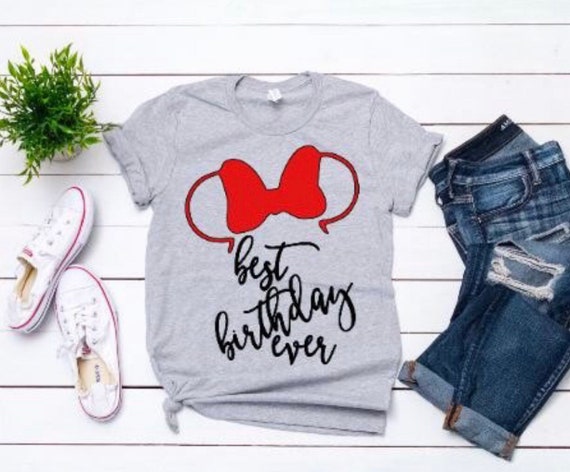 best birthday ever disney shirt