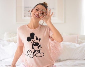 Camicia Vintage Mickey Mouse, Camicia Disney Donna, Camicia Disneyworld, Vacanze Disney, Fan Disney, OOTD, Camicia Mamma Disney