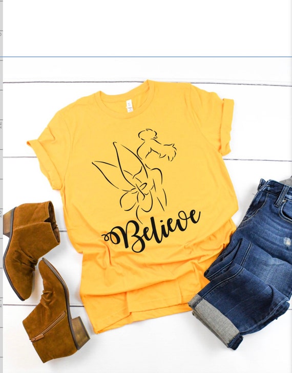 Tinkerbell Shirt, Peter Pan Shirt, Women's Disney Shirt, Disney Family Shirt, Disney Tee, Kid's Disney Shirt, Disney Vacation Shirt, Disney