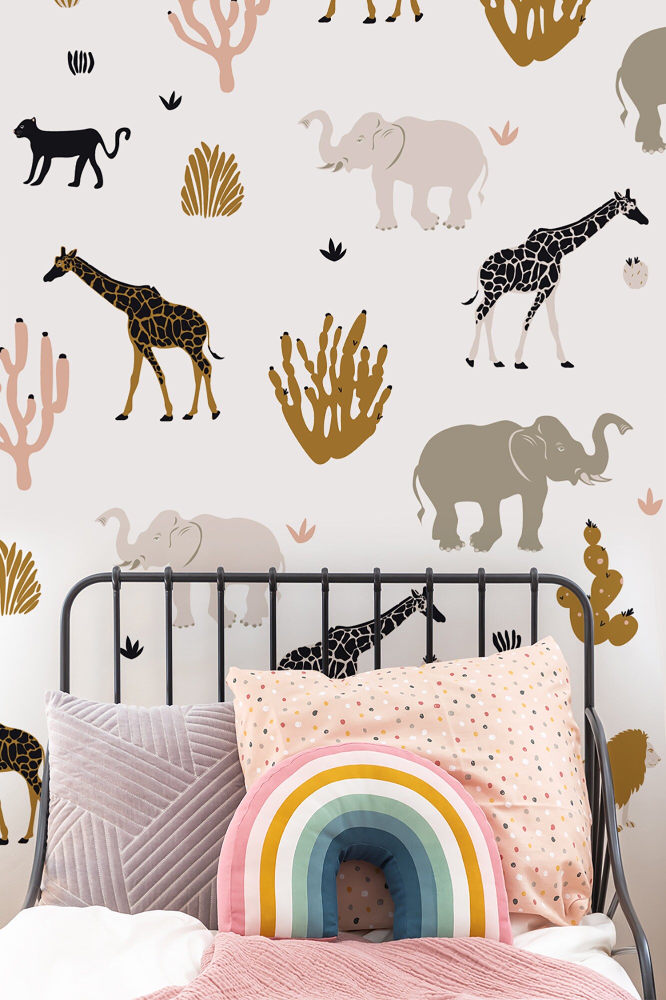 Animal Print Peel and Stick Wallpaper Removable Self Adhesive Etsy