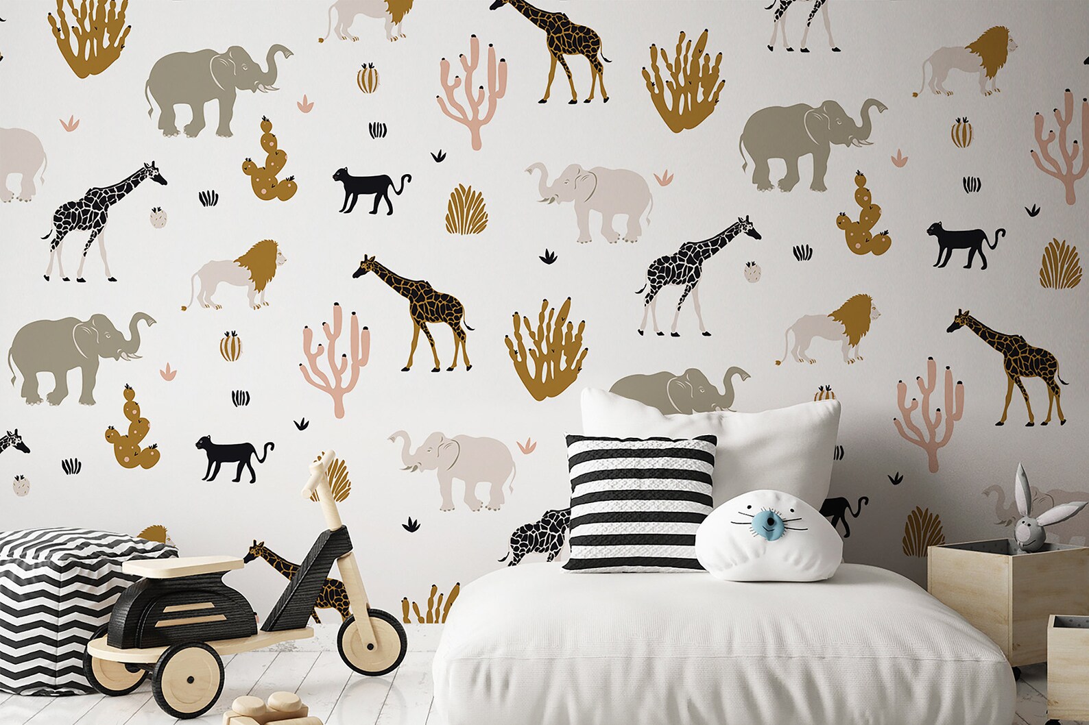 Animal Print Peel and Stick Wallpaper Removable Self Adhesive Etsy