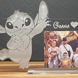 Disney Stitch Photo Plaque Personalised Best Friend Gift With Your Choice Photo