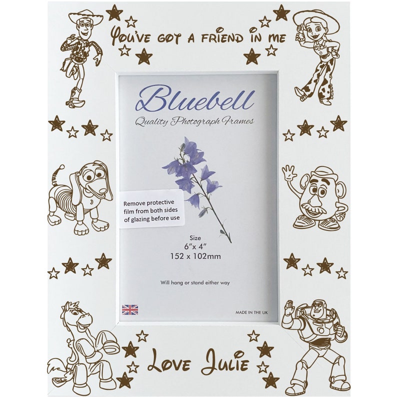 Disney Toy Story Photo Frame Personalised and Engraved With Etsy
