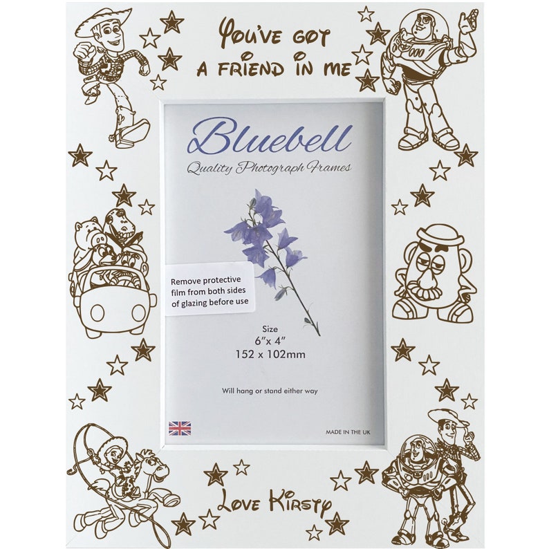 Disney Toy Story Photo Frame Personalised and Engraved With Etsy