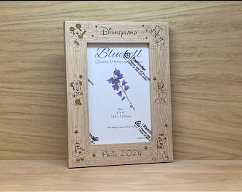 Disneyland Photo Frames Engraved And Personalised With Any Choice Text