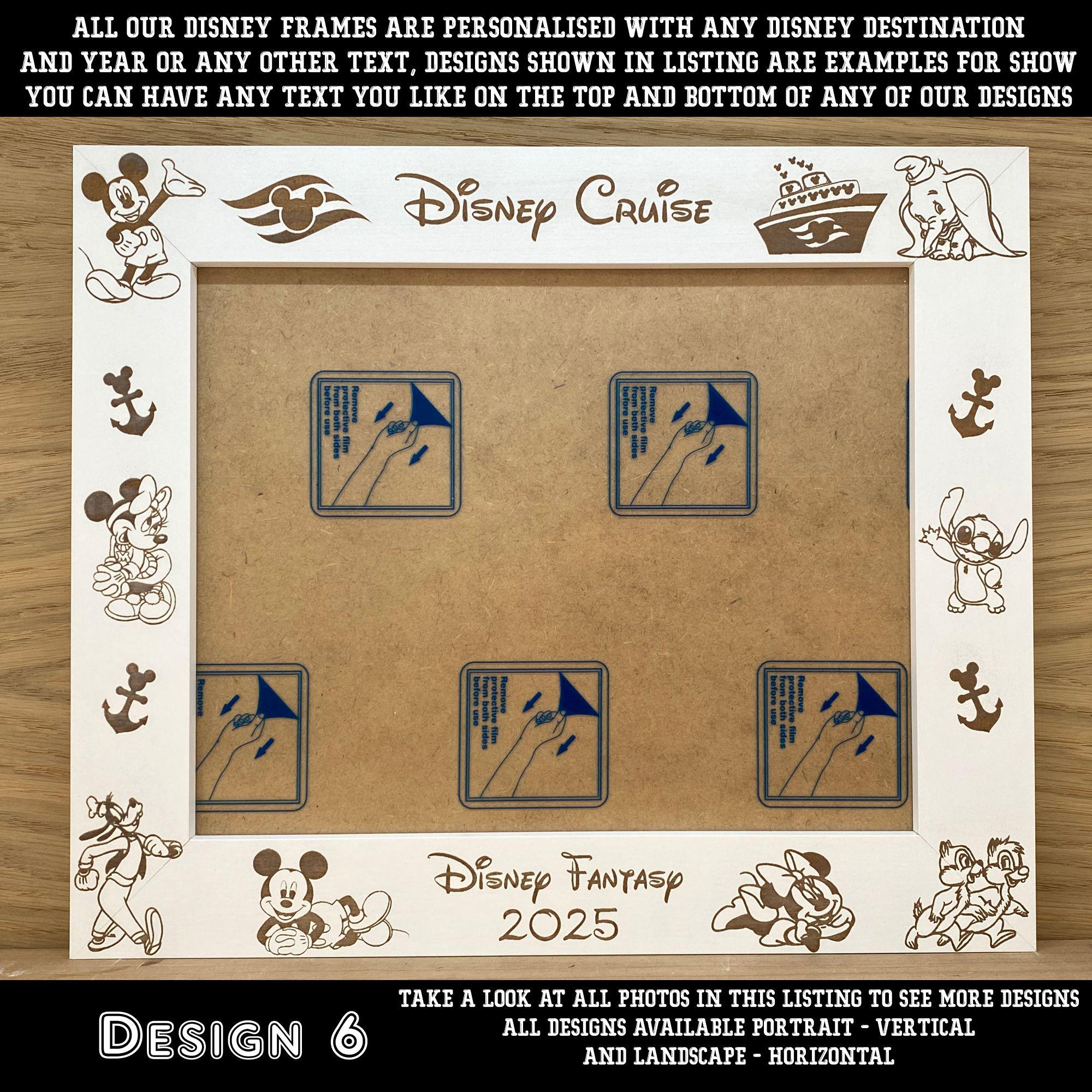 Personalised Disney Cruise Engraved Photo Frame Designs - Etsy