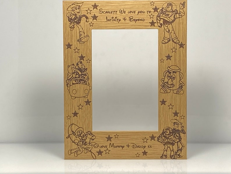 Disney Toy Story Photo Frame Personalised and Engraved With Etsy