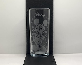 Disney Mickey Mouse And Friends Highball Glass Designs Engraved And Personalised