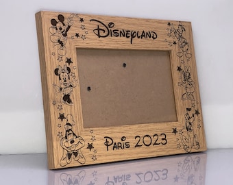 Personalised Disney Photo Frame Engraved With Any Choice Wording | Design F