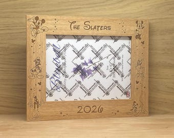 Personalized Disney Photo Frame, Engraved Keepsake