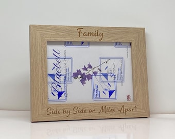 Personalised Photo Frame For Any Occasion, Any Name Or Text Engraved Free