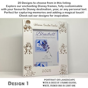 Disney Universal Personalised Engraved Photo Frame