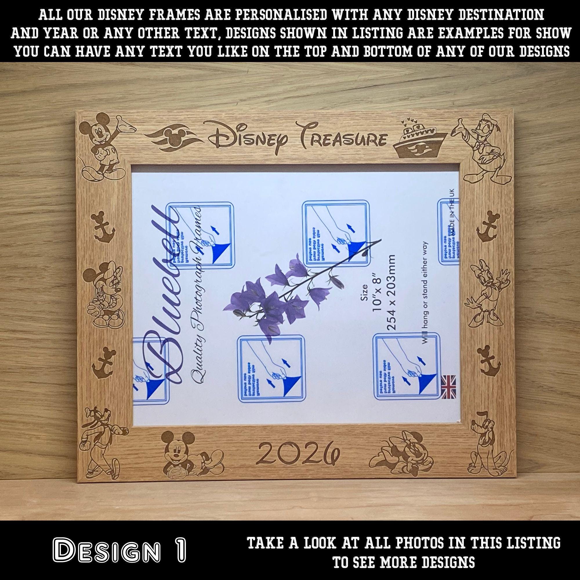 Personalised Disney Cruise Engraved Photo Frame Designs - Etsy
