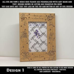 Disney Toy Story fotoramar personliga och graverade med din valfria text
