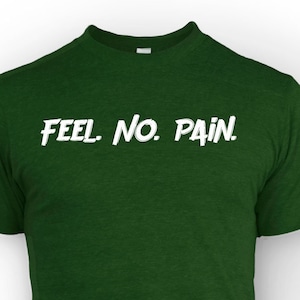 Feel No Pain Wargaming Fan Shirt | Handmade gift for Tabletop Gamers | Short Sleeved Unisex Graphic Tee | Armor Class 10 |