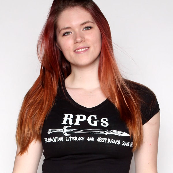 RPGs Promoting Literacy Gamer T-Shirt: D&D, Pathfinder