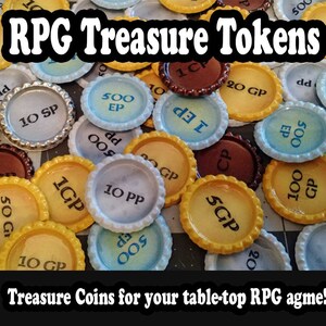 RPG Treasure Token Coins - How-To PDF