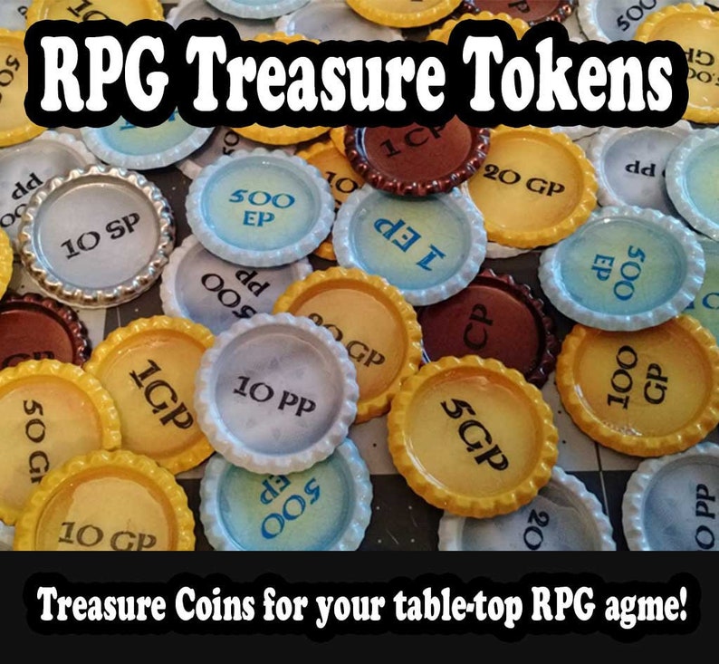 RPG Treasure Token Coins - How-to PDF - Etsy