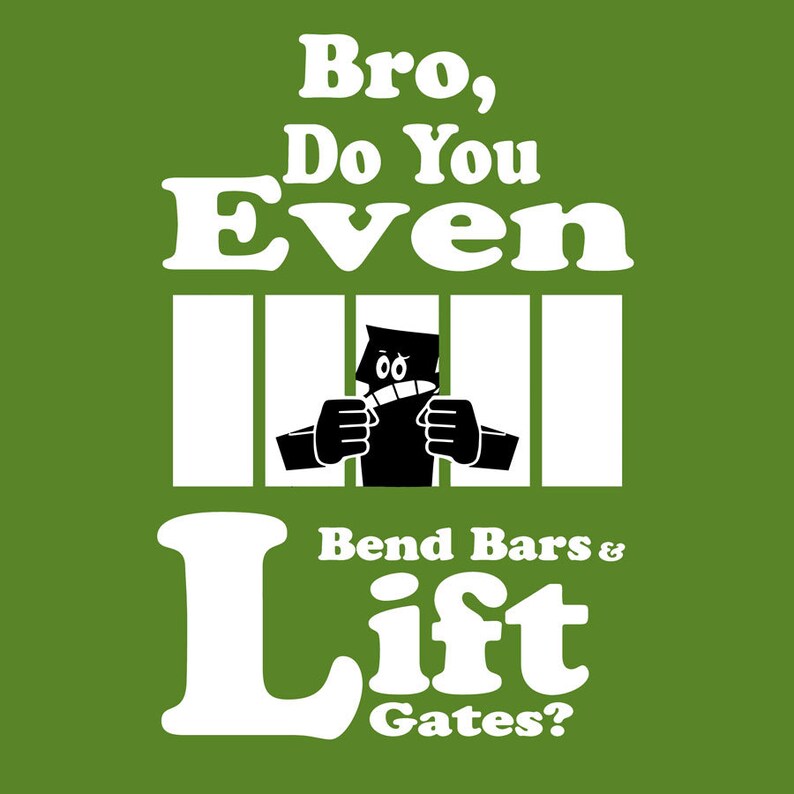 Bro Do You Even Bend Bars and Lift Gates RPG D&D Pathfinder Etsy