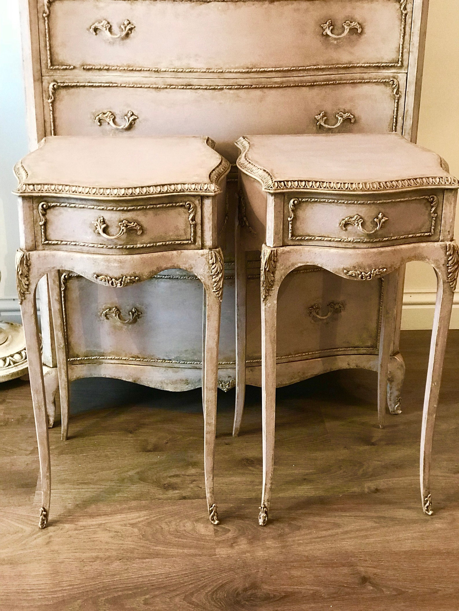 SOLD SOLD SOLD,, Vintage Bedside Tables pair / Bedside Cabinet - Etsy UK