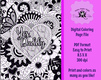 Kinky Coloring Etsy