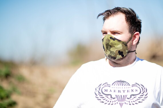 Face Mask Svn Slocam Camouflage Pattern Etsy Hong Kong