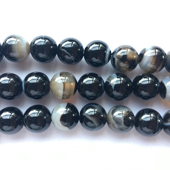 4//6//8//10mm Natural Yellow Agate Gemstone Round loose beads 15/"AAA