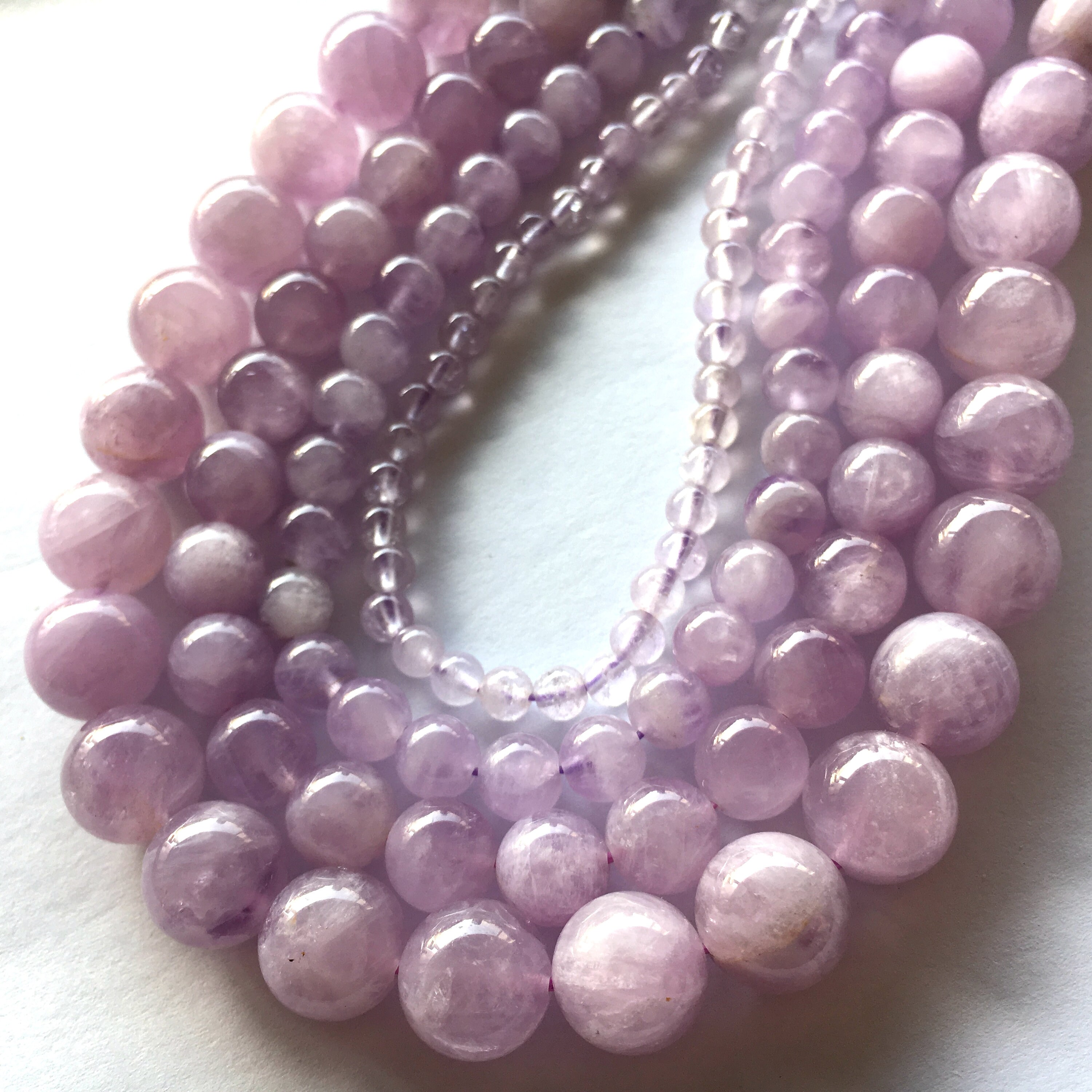 Mauve Jade Round Natural Gemstone Bead 4/6/8/10mm Etsy
