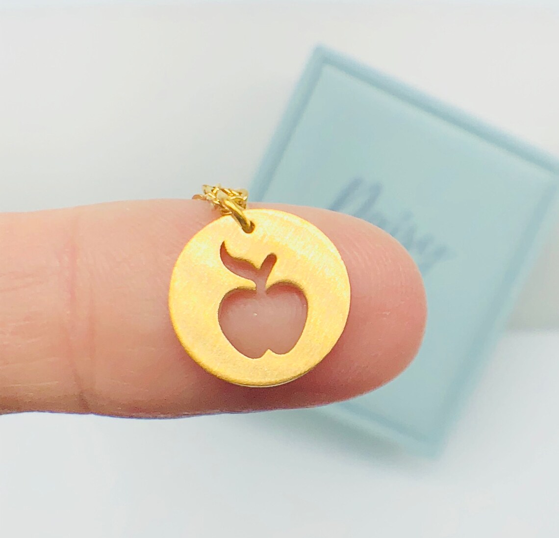 Apple Necklace Etsy