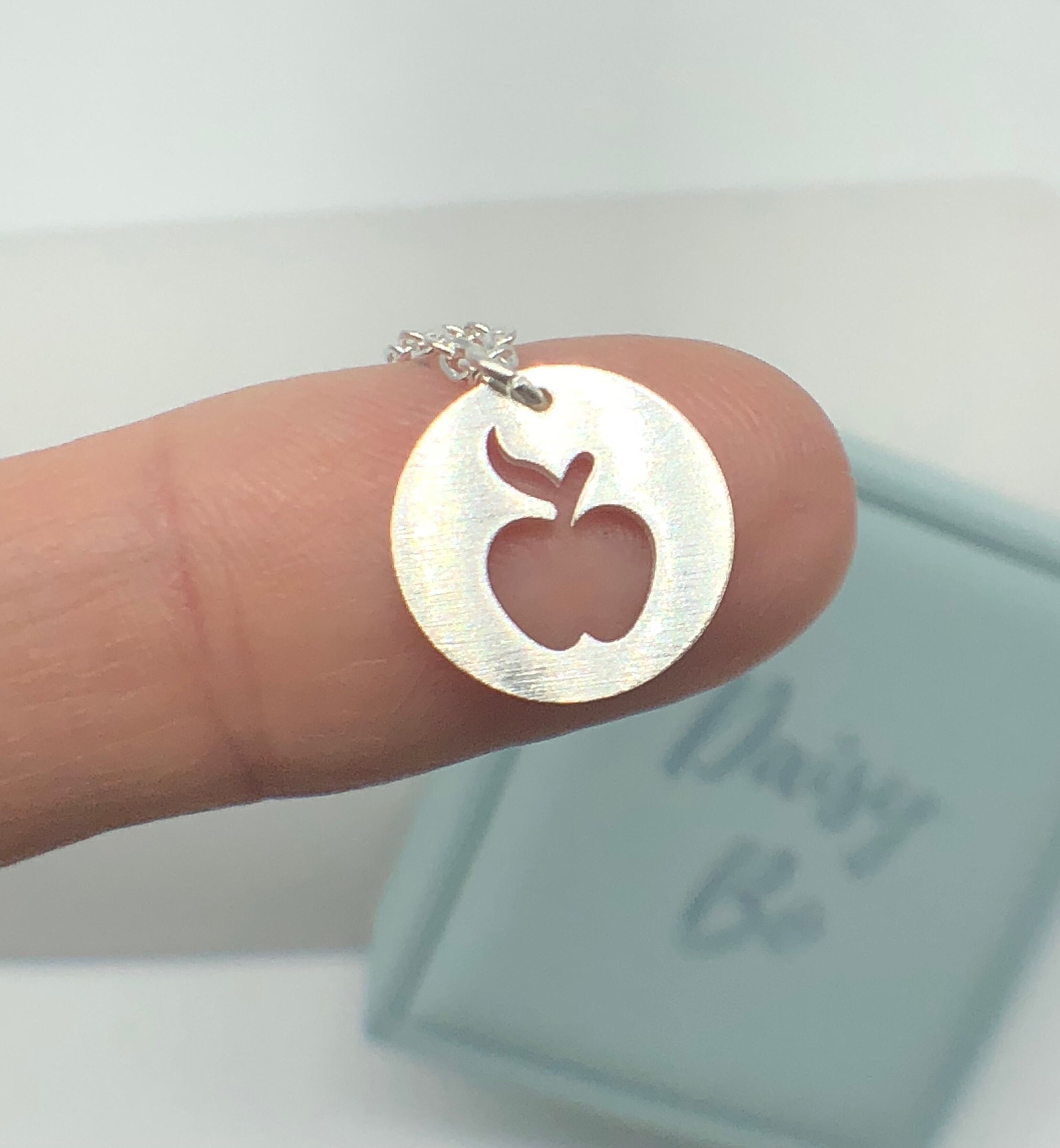 Apple Necklace Etsy