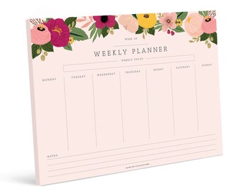 Desk Pad Calendar Etsy