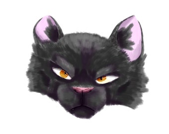 Digital cat art / Warrior cat / Breezepelt