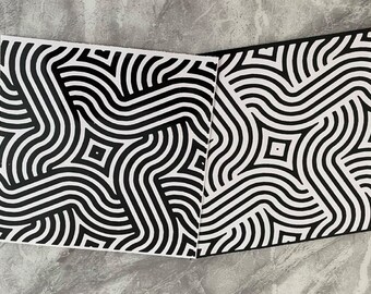 Chevron Zig-Zag Pattern Quality Custom Vinyl Stencil Suitable For airbrushing Etching Customize Sneakers Shoes Weapons Walls /& Much More