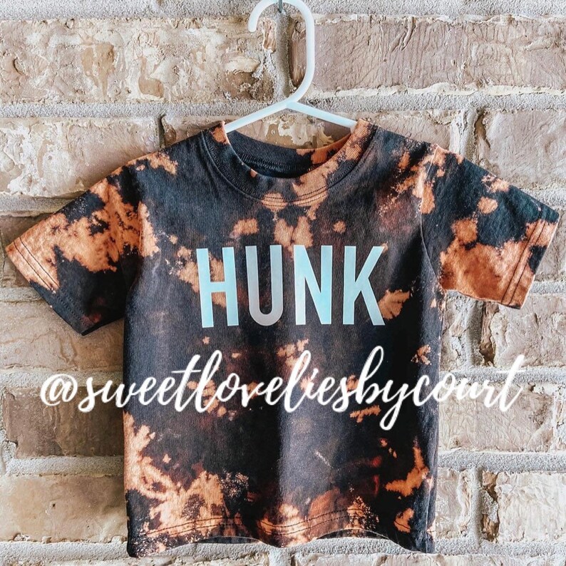 Hunk Bleached Toddler & Baby Tshirt Etsy
